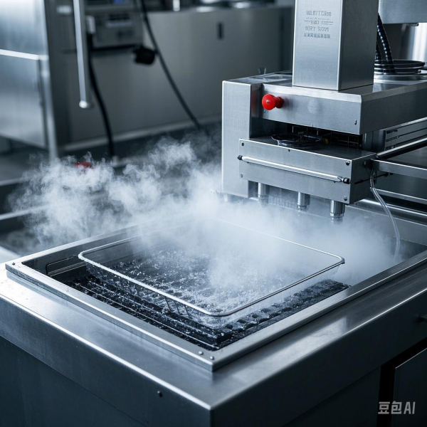 食品機(jī)械，用干冰清洗，干冰又能消毒 