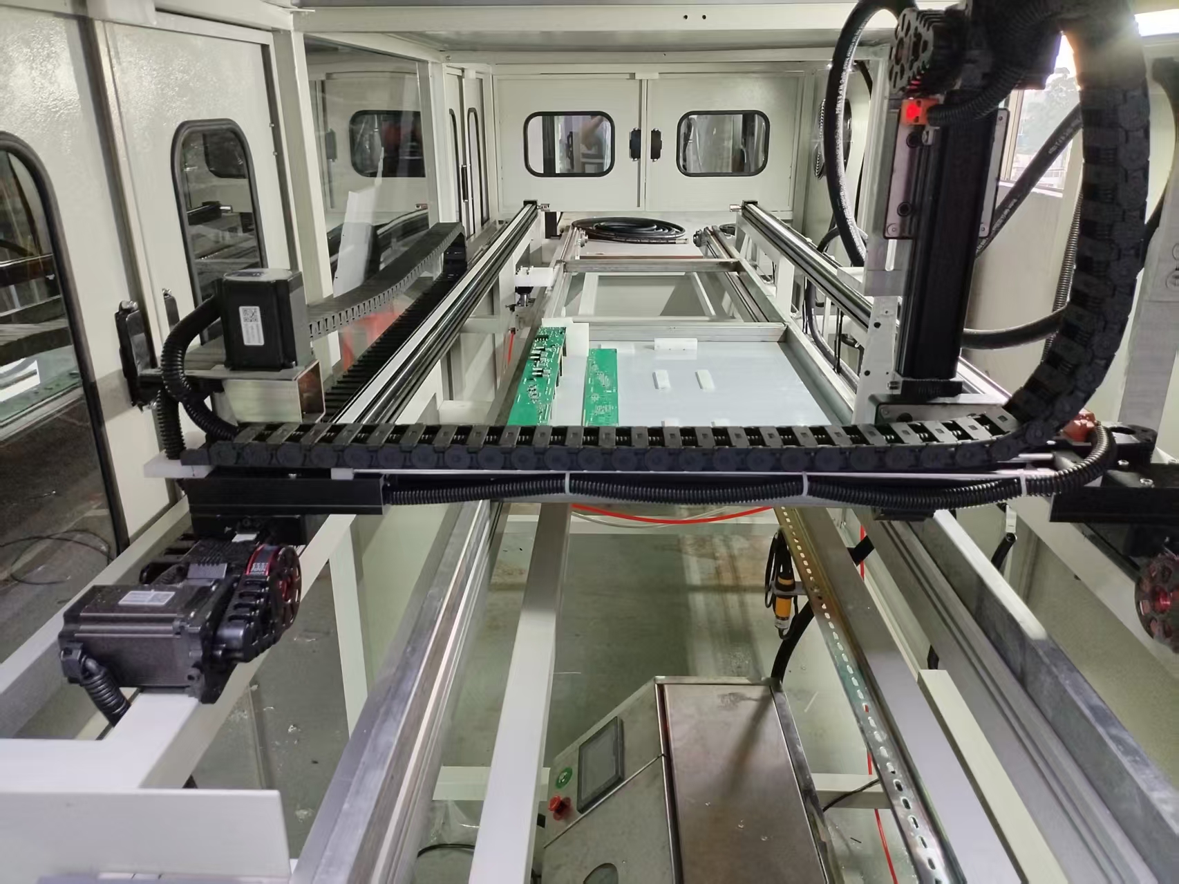 德鋮干冰超長行程全自動接駁臺干冰洗板機 